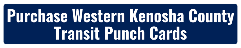 Western Kenosha County Transit Punch Card Purchase Button